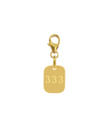 ANGEL NUMBER 333 SNAP CHARM