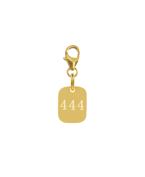 ANGEL NUMBER 444 SNAP CHARM