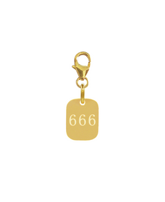 ANGEL NUMBER 666 SNAP CHARM