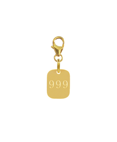 ANGEL NUMBER 999 SNAP CHARM