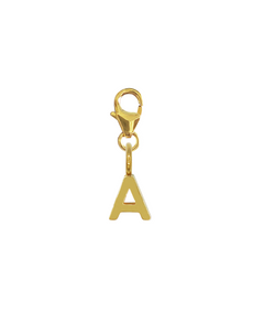 LETTER SNAP CHARM - A
