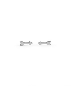 Aaina Ohrstecker, Ohrringe Silber, Produktfoto, Front View