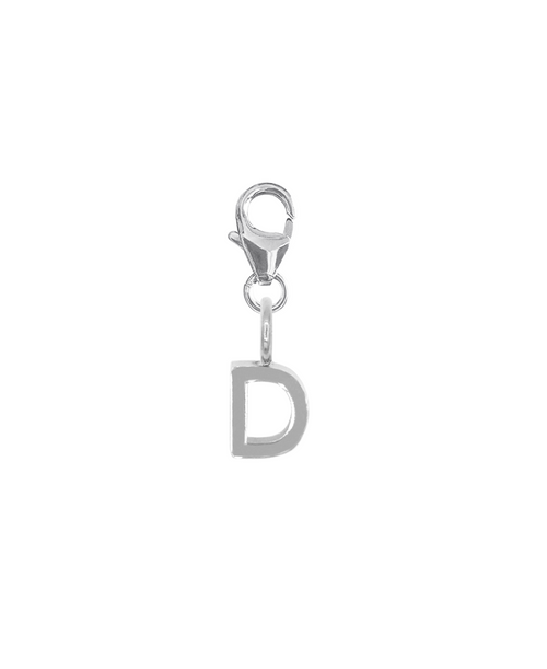 LETTER SNAP CHARM - D