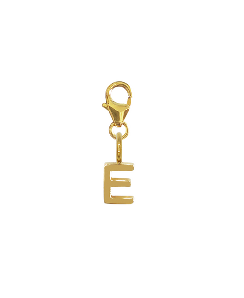 LETTER SNAP CHARM - E