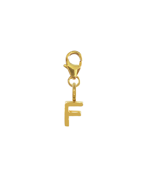 LETTER SNAP CHARM - F