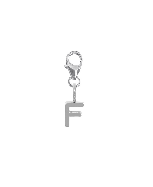 LETTER SNAP CHARM - F