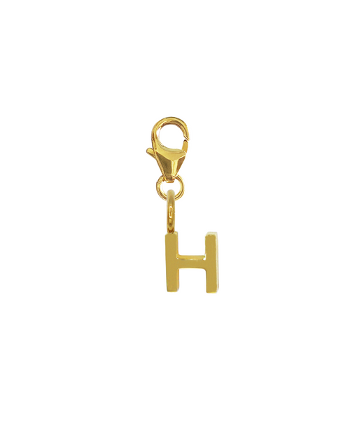 LETTER SNAP CHARM - H