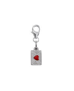 HEART MAIL SNAP CHARM
