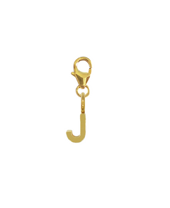 LETTER SNAP CHARM - J