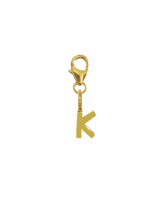 LETTER SNAP CHARM - K