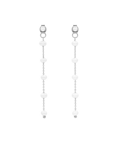 Moiety Ohrstecker, Ohrringe perle silber, Produktbild side
