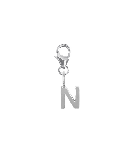 LETTER SNAP CHARM - N