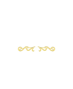 Weena Ohrstecker, Ohrringe gold, Produktfoto, Front View