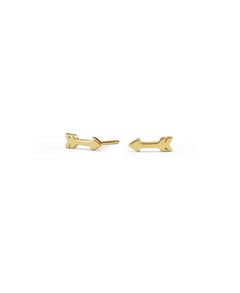 Aaina Ohrstecker, Ohrringe Gold, Produktfoto, Side/Front View