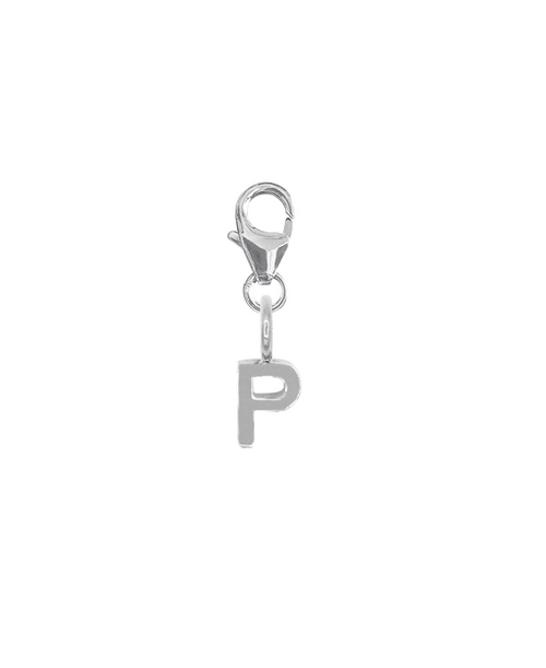 LETTER SNAP CHARM - P