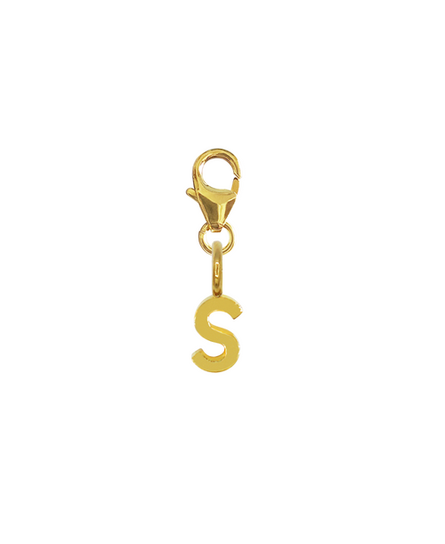 LETTER SNAP CHARM - S
