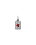 Heart Mail Charm Silber - Produktfoto