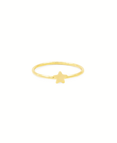 Star Ring, Ring gold, Produktfoto, Front View