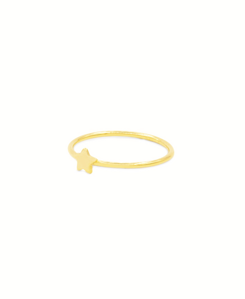 Star Ring, Ring gold, Produktfoto, Side View