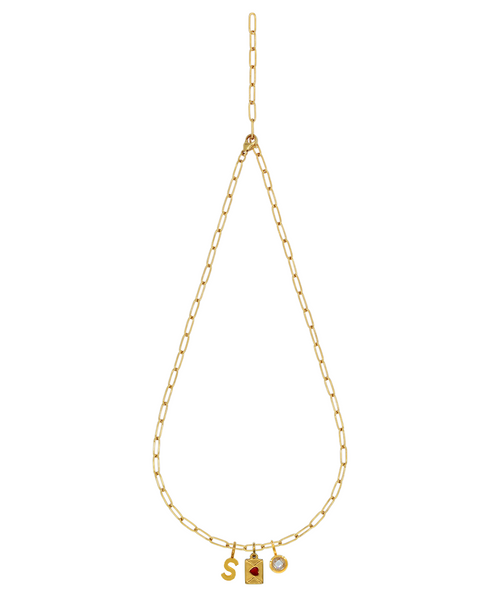 Suri Kette + Charms, Halskette Gold, Produktfoto II