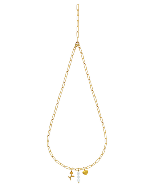 Suri Kette + Charms, Halskette Gold, Produktfoto I