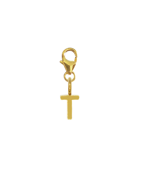 LETTER SNAP CHARM - T
