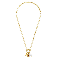 Trait Kette + Charms, Halskette Gold, Produktfoto I
