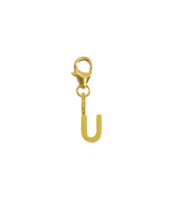 LETTER SNAP CHARM - U