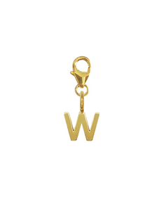 LETTER SNAP CHARM - W