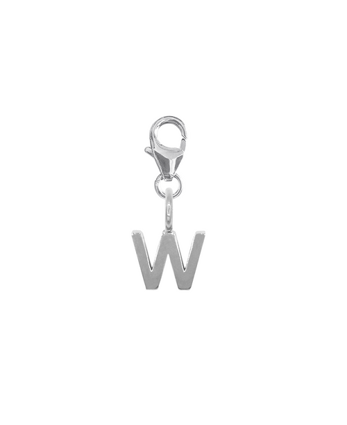 LETTER SNAP CHARM - W