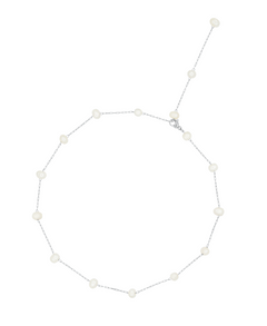 White Bubble Kette, Kette silber, Produktfoto