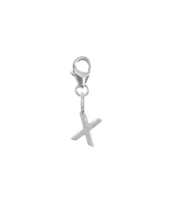LETTER SNAP CHARM - X