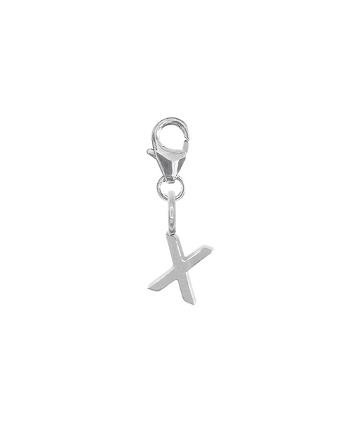 LETTER SNAP CHARM - X