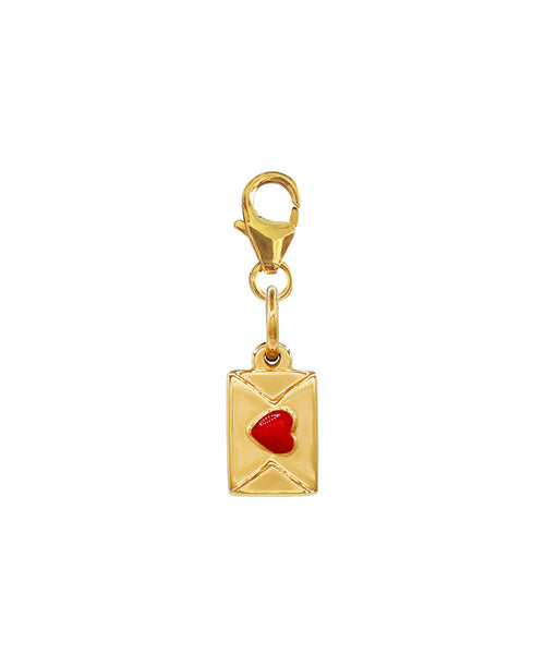 HEART MAIL SNAP CHARM